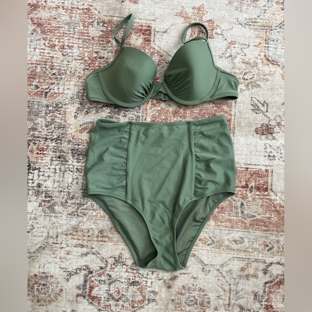 Aerie Olive Green Bikini Set